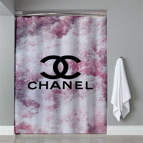 cheap chanel shower curtains|coco chanel shower curtain.